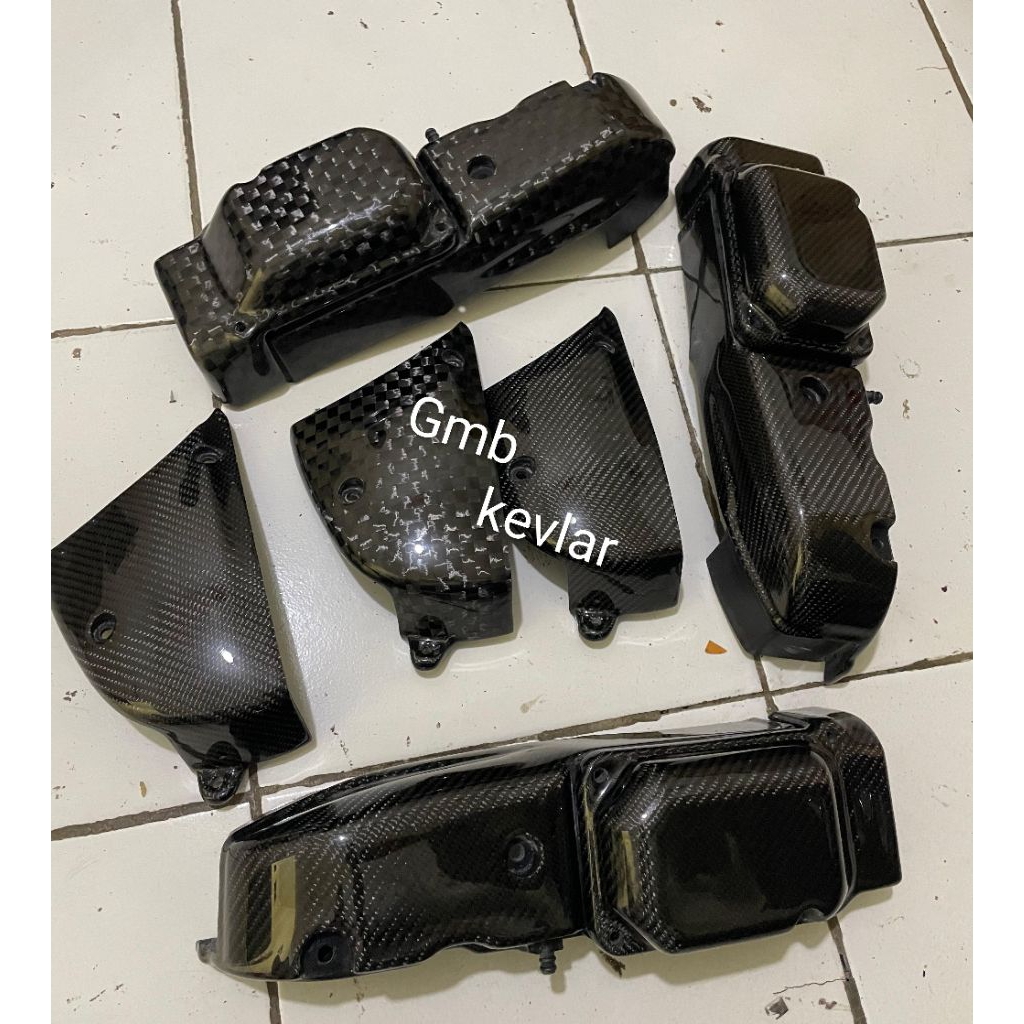 cover CVT mio sporty carbon kevlar