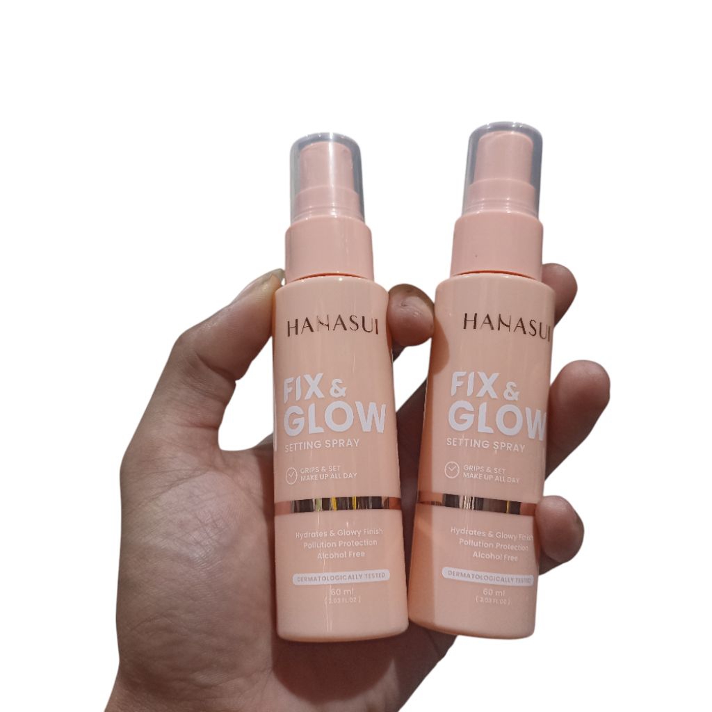 SETING SPRAY HANASUI 60ML FIX&GLOW