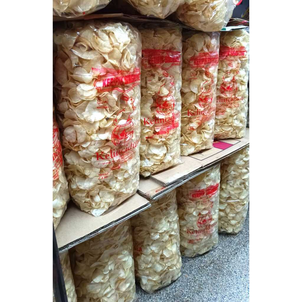 

Keripik Singkong Jadul 1kg Kripik Singkong Manis Gurih Asin Pedas Balado Singkong Renyah Enak Crispy