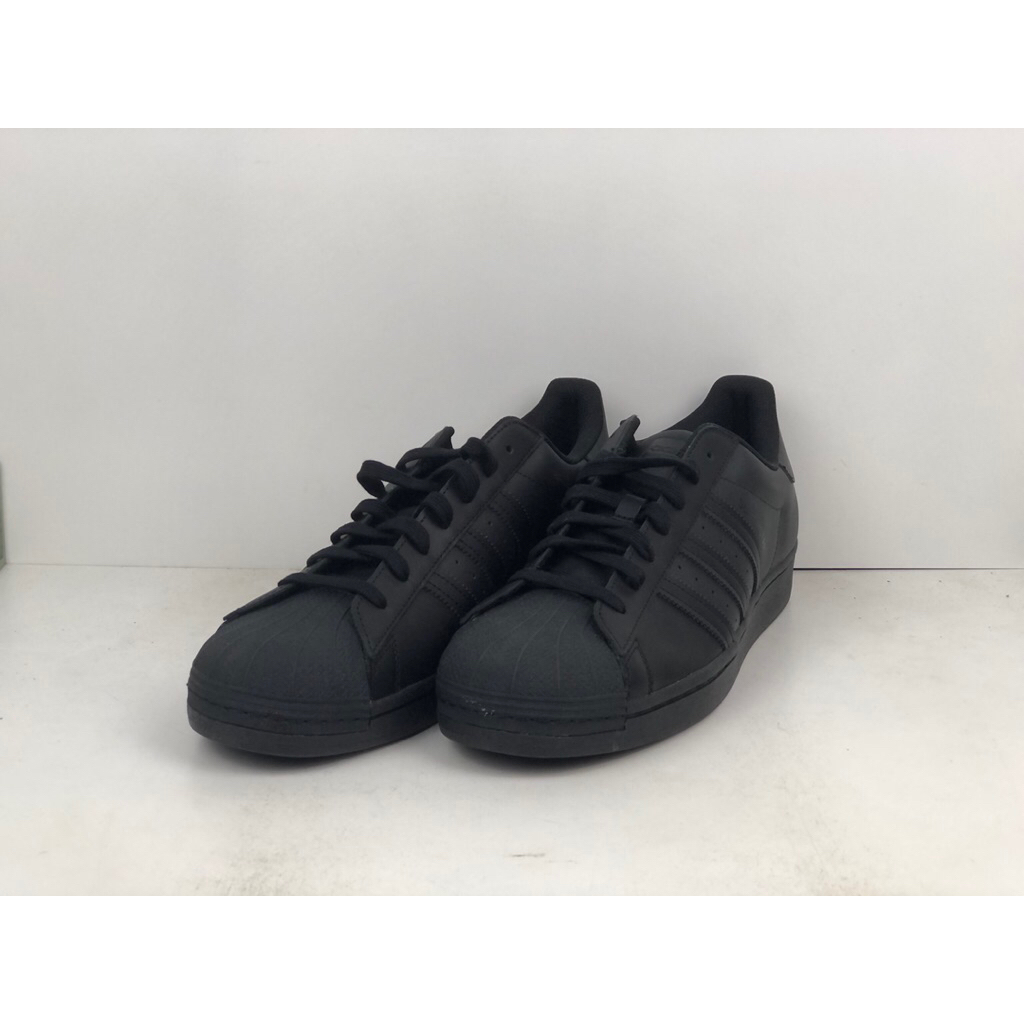 SUPERSTAR FULL BLACK SIZE 47 SEPATU CASUAL SNEAKERS JALAN SANTAI UKURAN BESAR BIG JUMBO RAKSASA ORIG