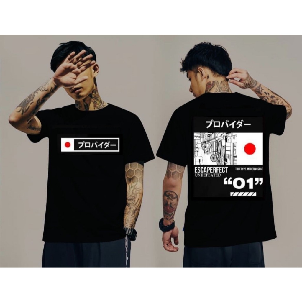 Kaos Escaperfect Jepang Lengan Pendek/Kaos Pria/Oblong Dewasa