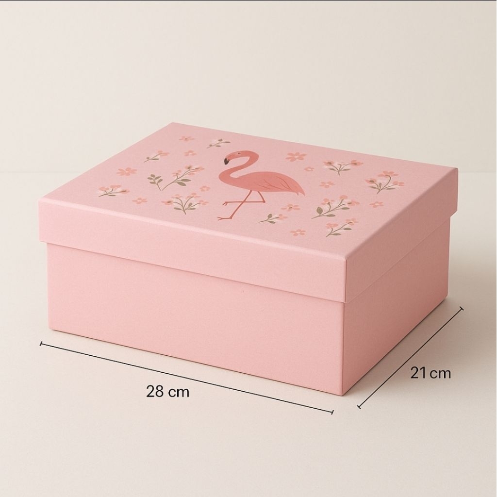 

Hardbox flamingo pink