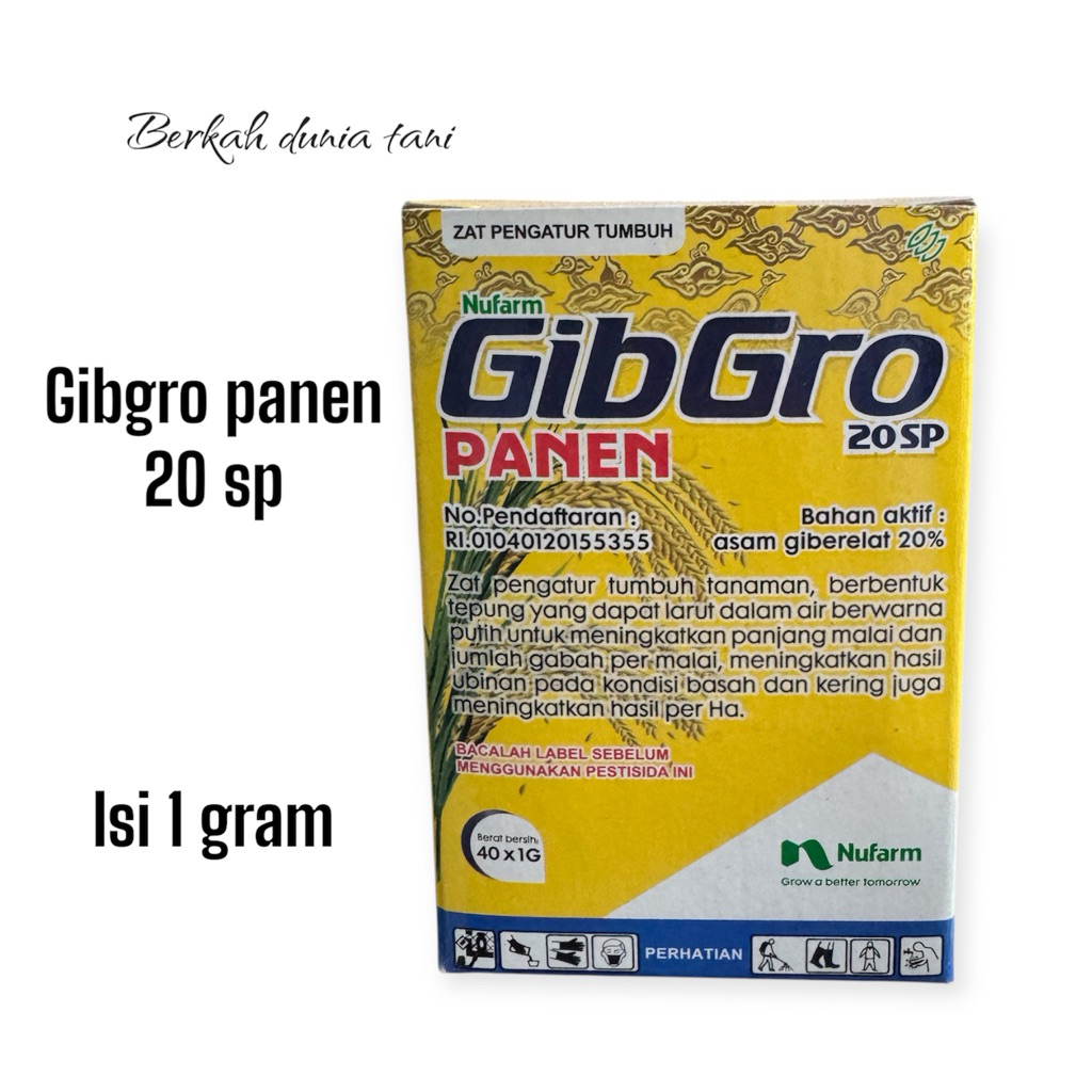 Zpt Gibgro Panen 20 SP 1 Gram - ZPT GIBGRO PANEN