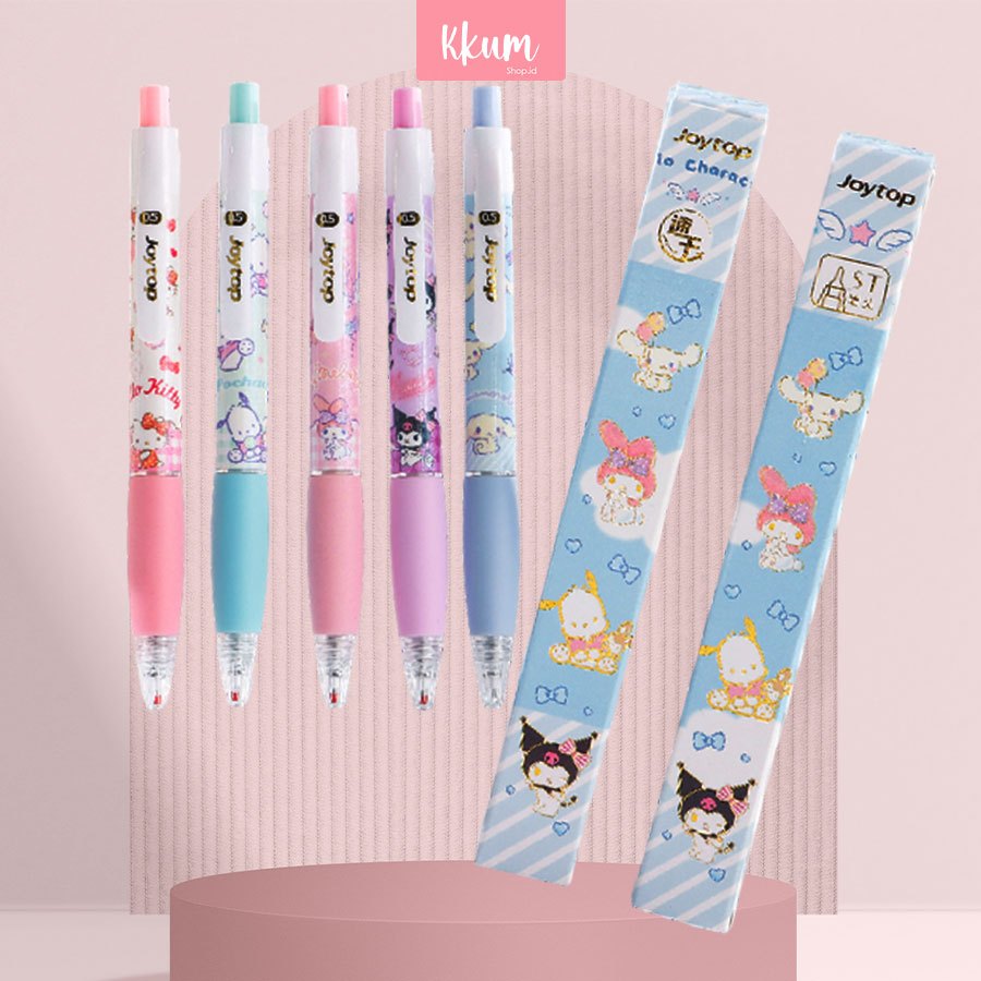 

Pulpen 1PCS Hitam 0.5mm / Blind Box Black Pen Cartoon