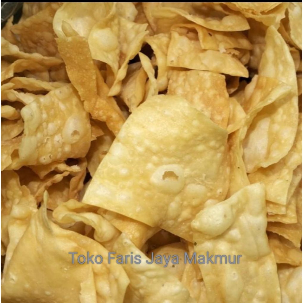 

Keripik Pangsit Gurih 1000 gram