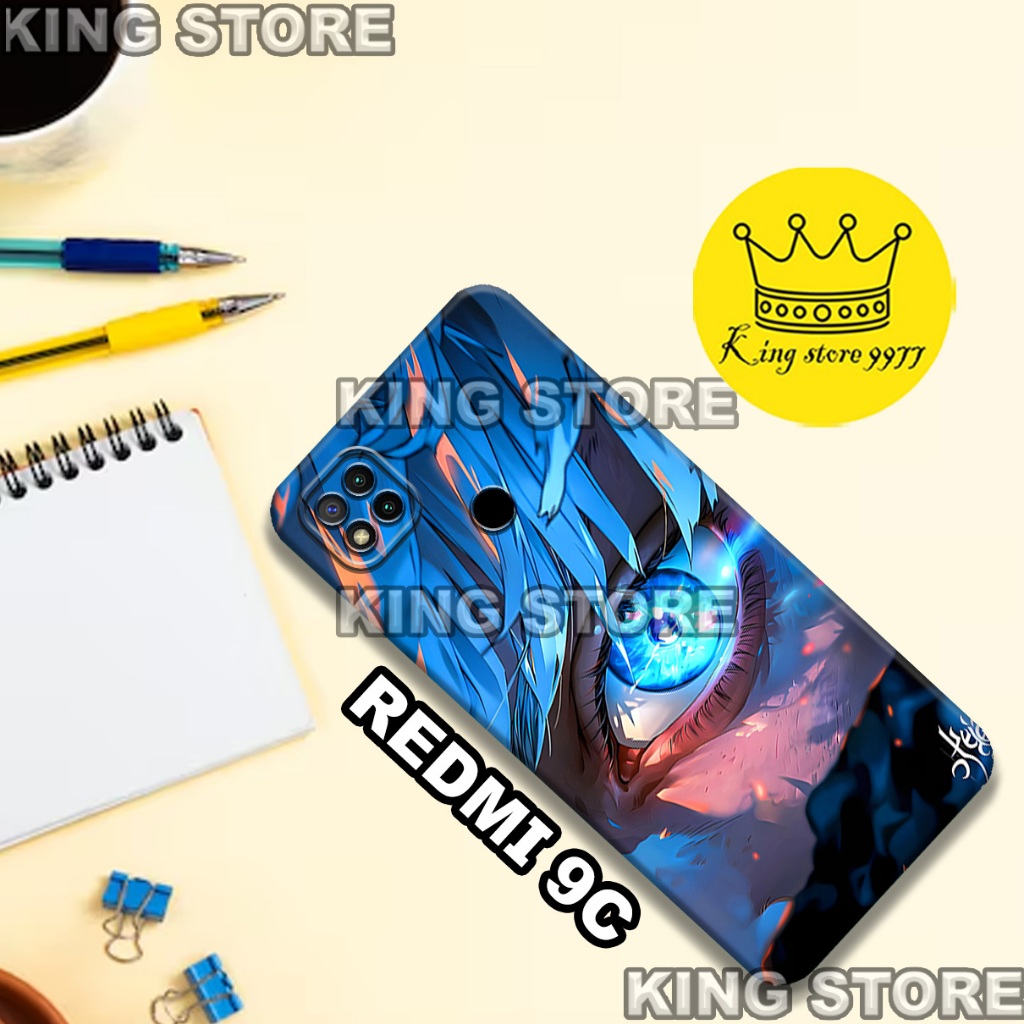 (KS7)  Softcase karet untuk REDMI 9C Motif gambar karakter Anime Jujutsu Kaisen/casing REDMI 9C terb