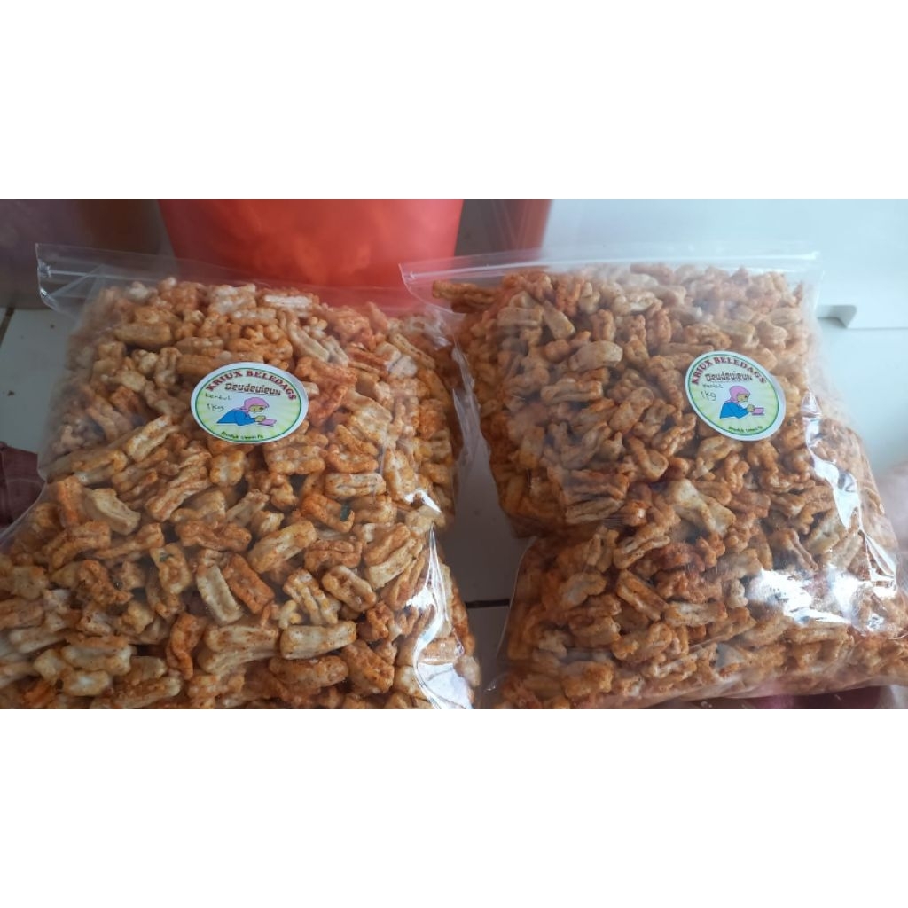 

Kerupuk tulang pedas Kriuk Bledags