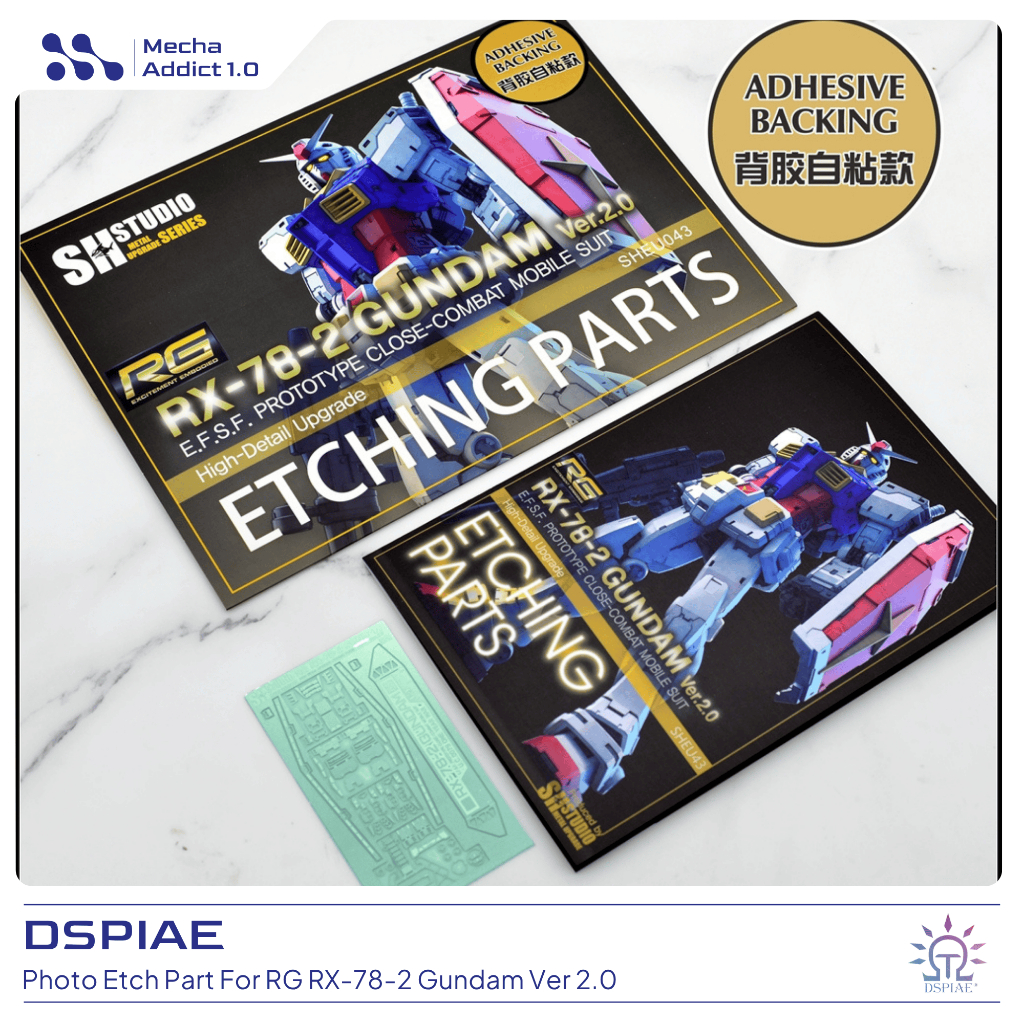 RG Rx 78 2 Gundam Ver 2.0 Photo Etch Metal Detail Up  by SH Studio