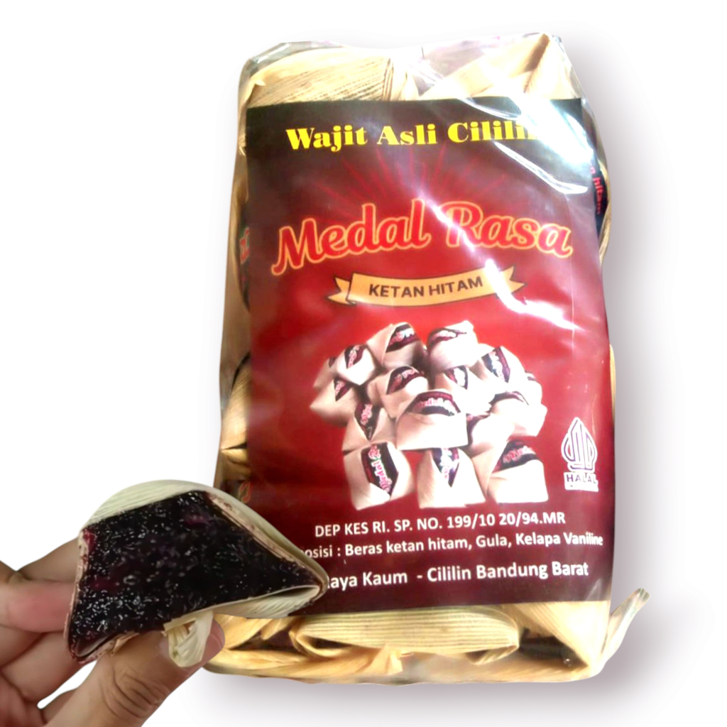 

WAJIT CILILIN ASLI KETAN HITAM oleh oleh khas cililin bandung barat wajit wajik ketan asli berat 500 gram