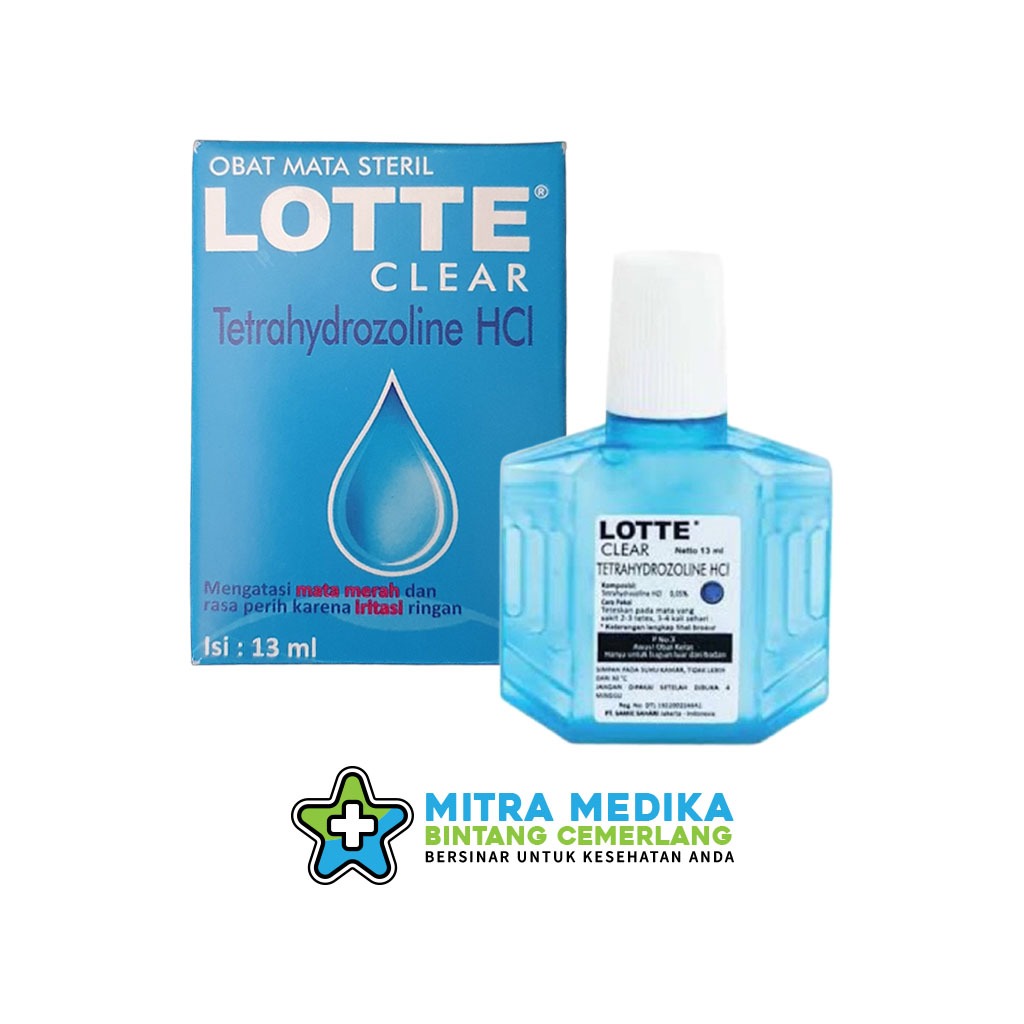 LOTTE CLEAR OBAT TETES MATA STERIL (1 PACK@2 KOTAK)