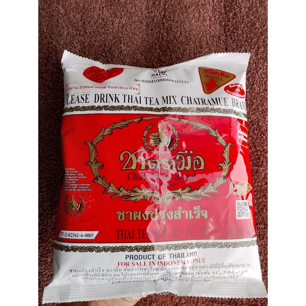 

CHATRAMUE THAI TEA MIX 400GR | TEH THAILAND IMPORT 2027