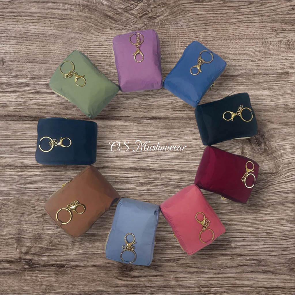 Mukena traveling 2in1 parasut premium poch kotak