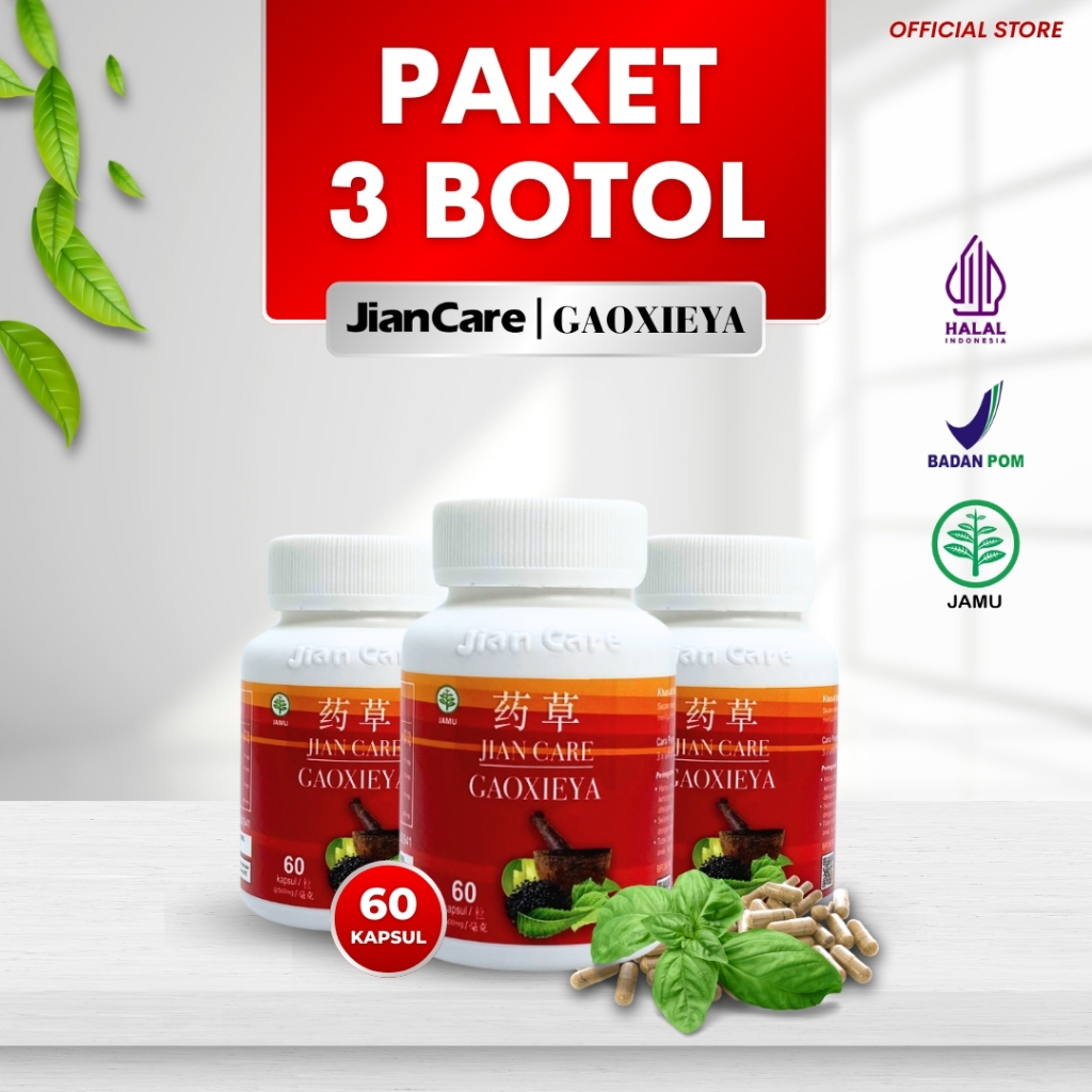 Gaoxieya Obat Diabetes - Paket 3 Botol