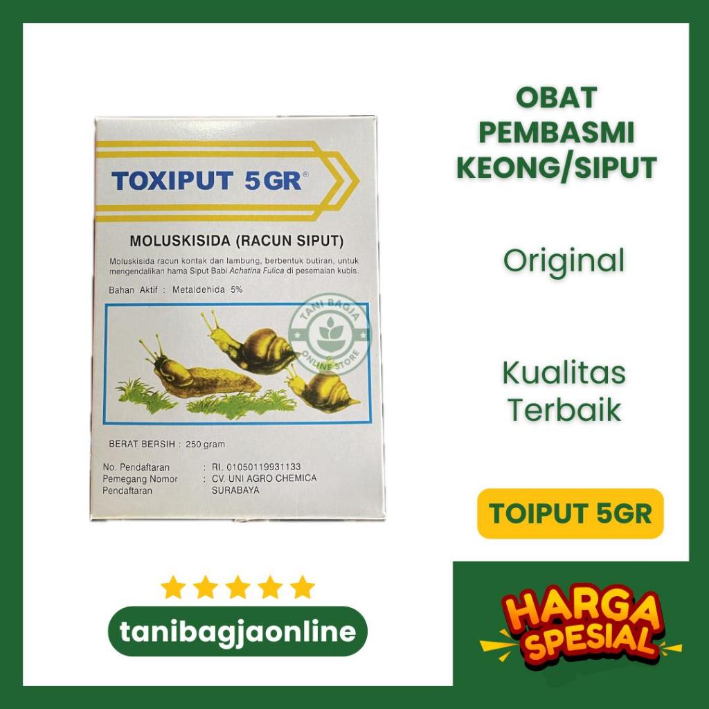 MOLUKISIDA RACUN SIPUT KEONG TOXIPUT 5GR | RACUN HAMA | PEMBASMI SIPUT | PEMBASMI KEONG