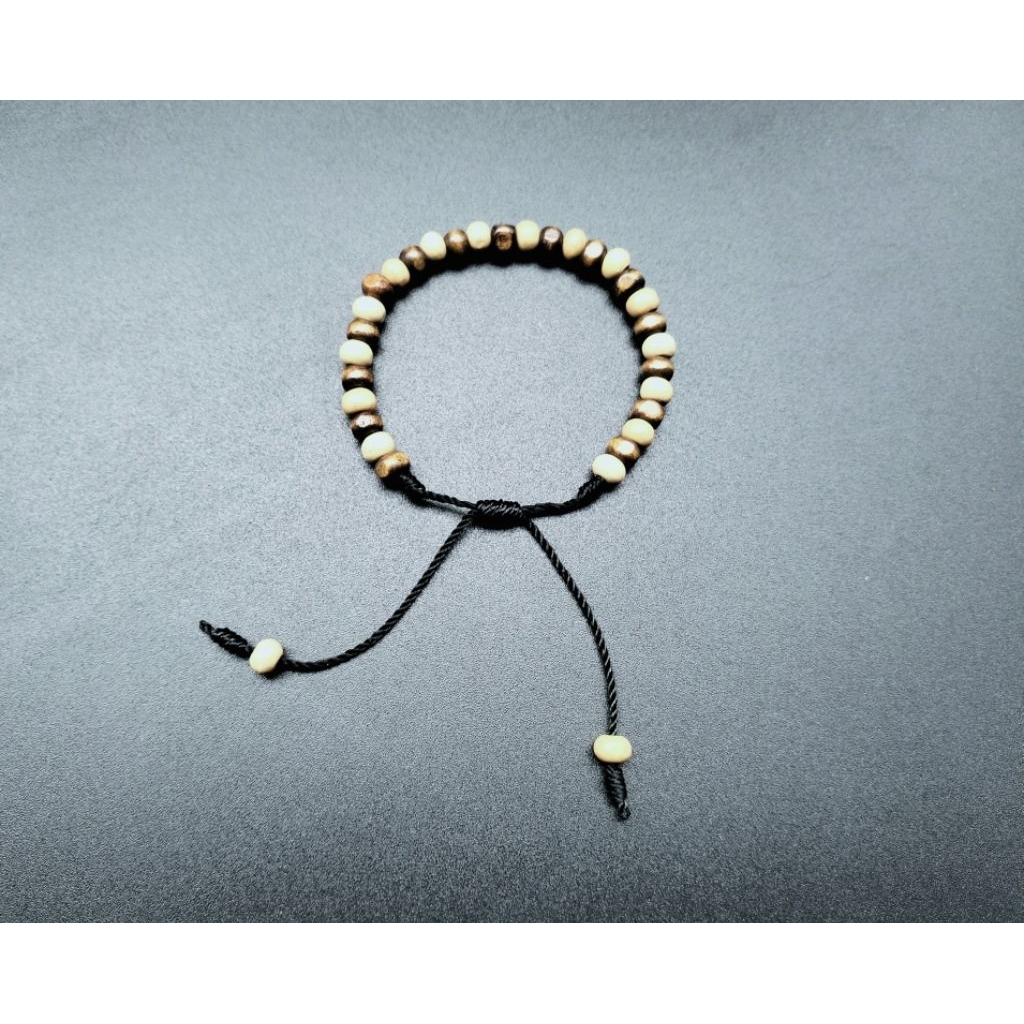 G98 GELANG DEWASA & GELANG ANAK MANIK KAYU 5MM