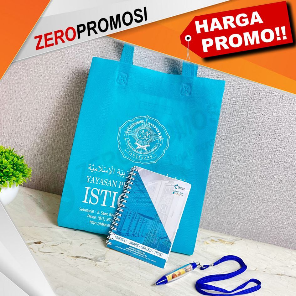 Paket Souvenir Seminar kit Eco Simple 2 Custom Cetak Logo