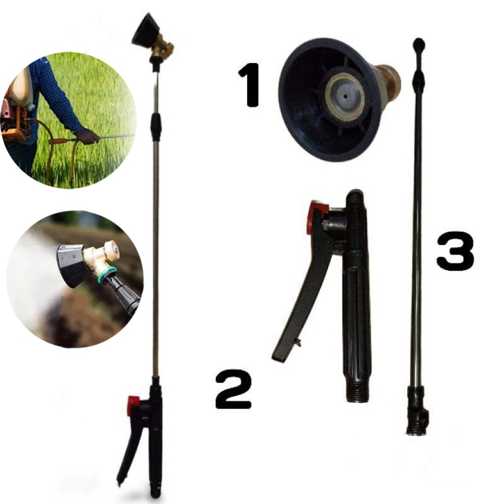 Stick Sprayer Elektrik Komplit/Stik Sprayer Handel+Nozzle Sprayer Selang+Stop Kran Sprayer