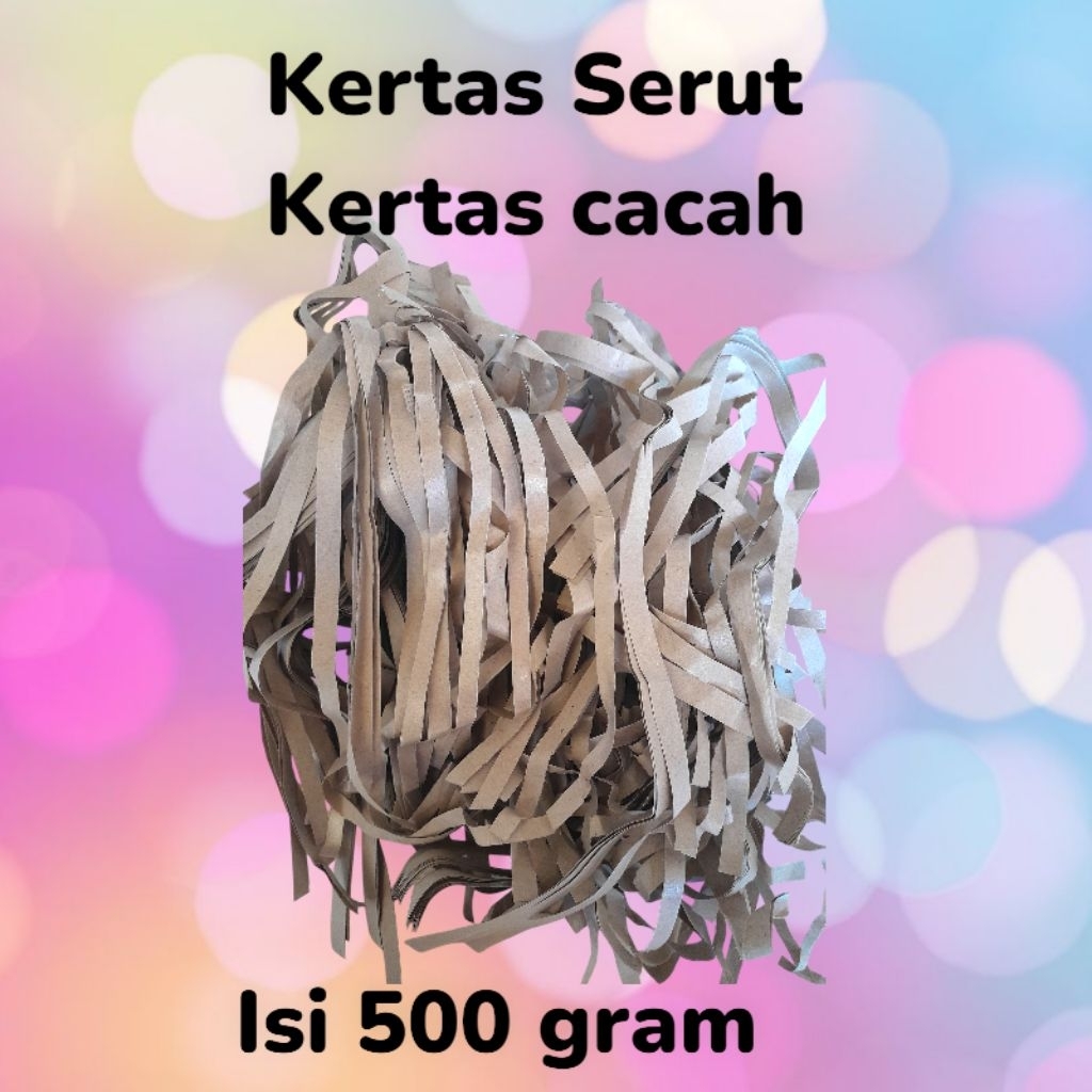 

kertas serut / kertas cacah / kertas hampers isi 500 gram