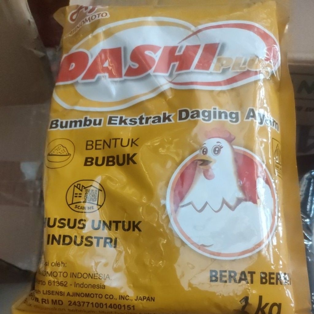

Dashi Plus Ayam 1kg | Bumbu Penyedap Kaldu Rasa Ayam
