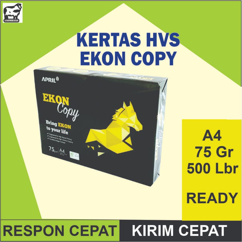 

Kertas HVS Ekon Copy A4 75 gr 1 Rim, Kertas Fotocopy/Print Kantoran, Sekolah, Kampus, Kertas Putih