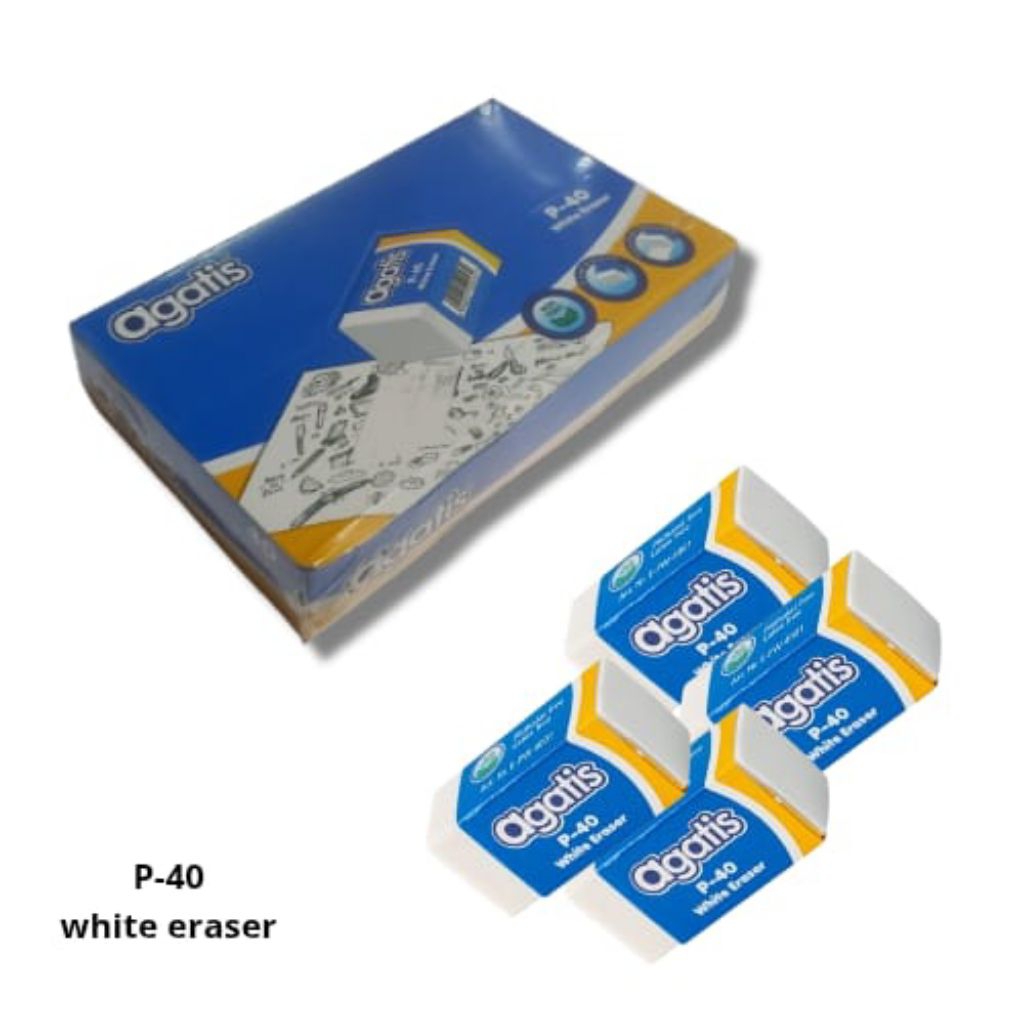 

1 PAK PENGHAPUS AGATIS P-40 || penghapus pencil