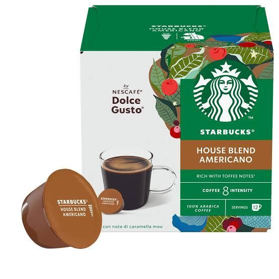 

Starbucks house blend americano dolce gusto 102gr |kopi capsule