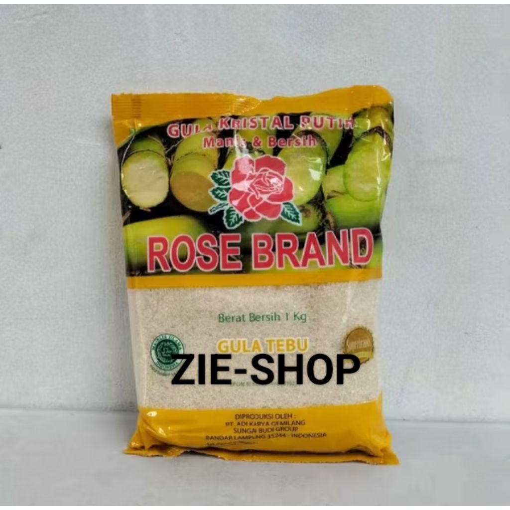 

gula rosebrand kemasan kuning 1kg