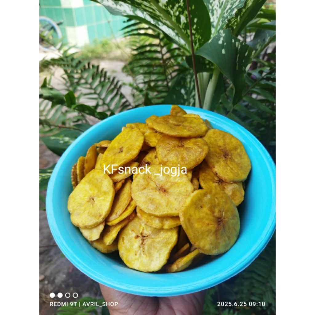 

keripik pisang coin/ceriping pisang manis/pisang coin kiloan/Snack pisang koin