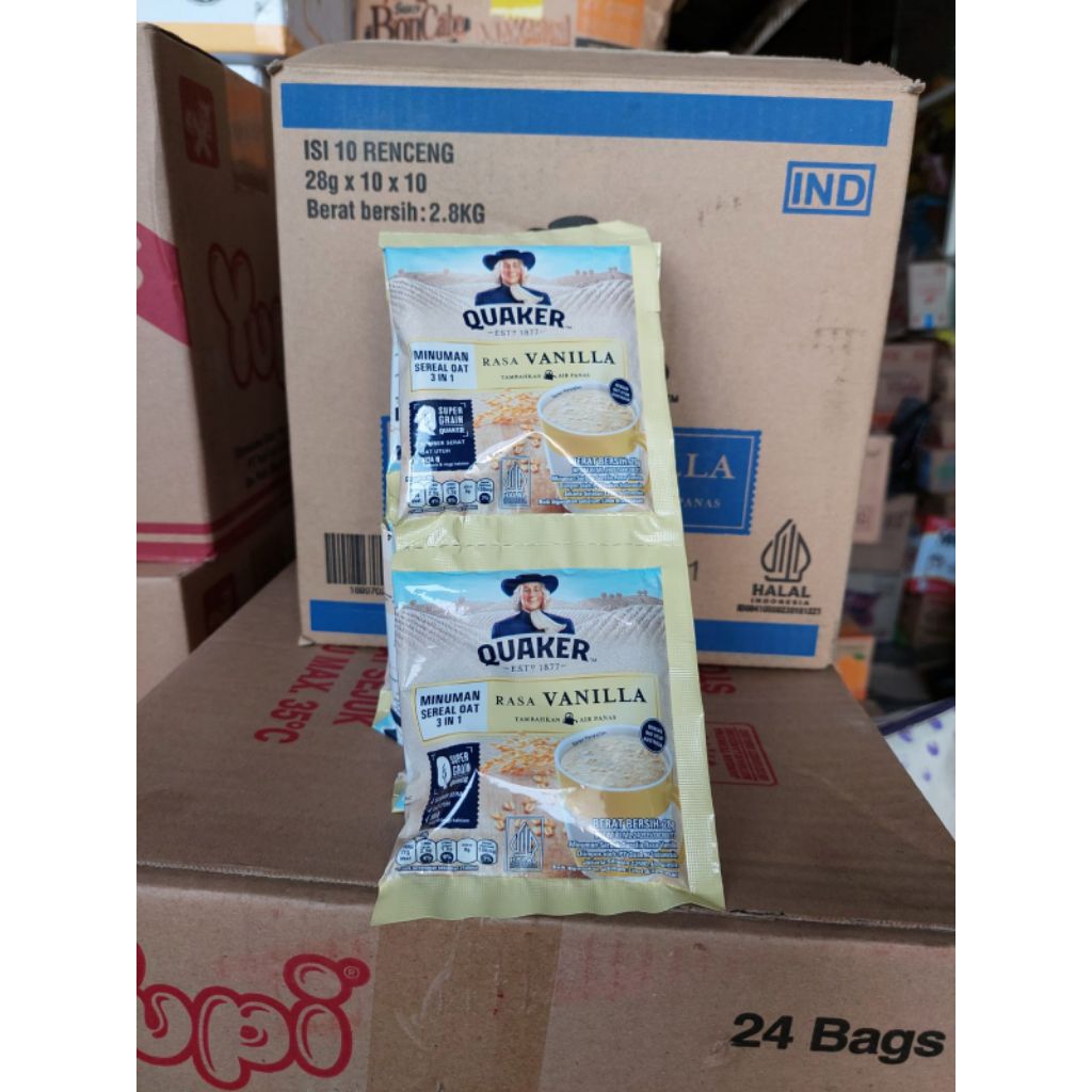 

QUAKER OAT 3IN1 1RENTENG
