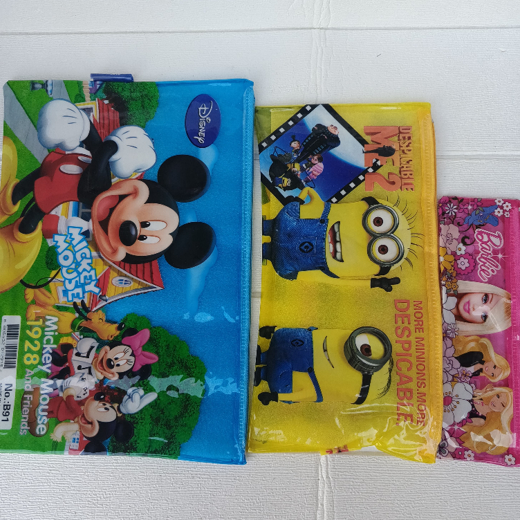 

Pouch Zipper Resleting Fancy Gambar 2 sisi