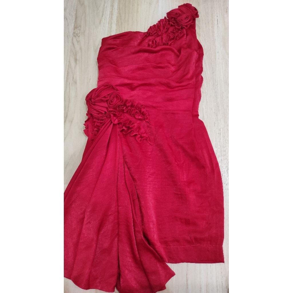 Preloved - Red Rose Party Dress