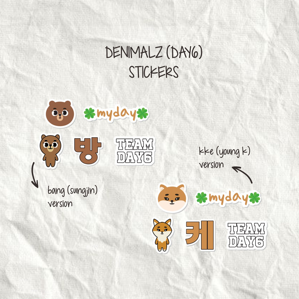 [DAY6] STICKER DENIMALZ
