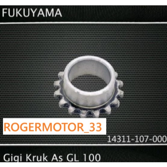 GIR GIGI KRUK AS TIMING SENTRIK KAMPRAT KETENG BAWAH GL 100 GL100 MERK FUKUYAMA