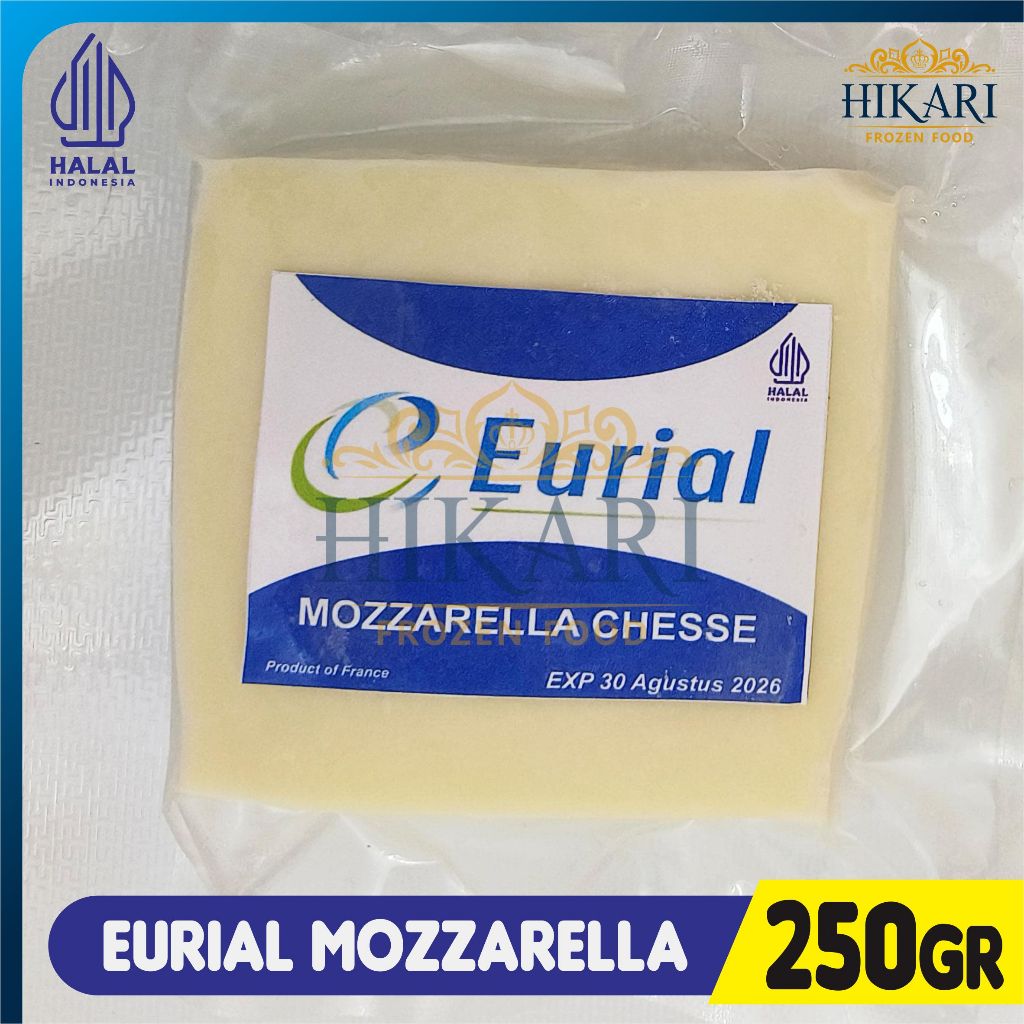 

Keju Mozzarella Eurial - Mozzarella Chesse Eurial 250gr