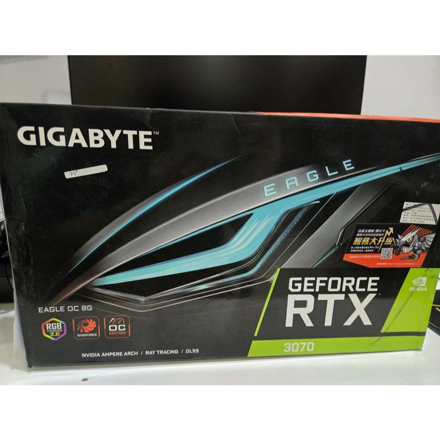 VGA NVIDA GIGABYTE GeFORCE RTX 3070 / RTX3070 EAGLE OC 8GB GDDR6 NON LHR - 2ND FULLBOX