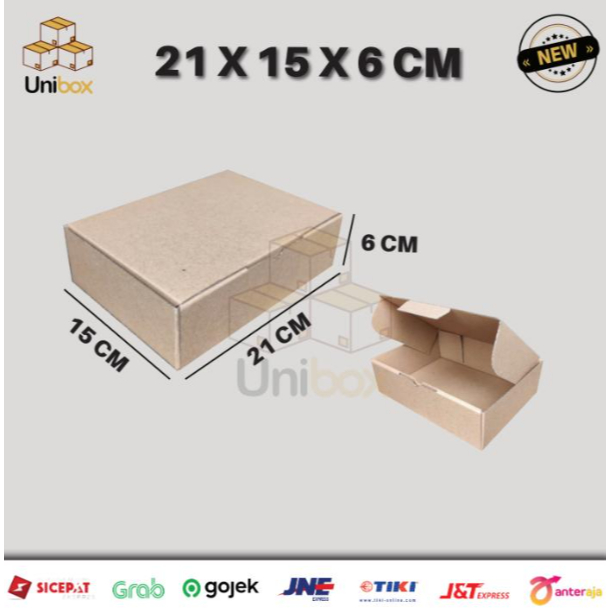 

Kardus Die Cut | 21x15x6 cm | Box Die Cut