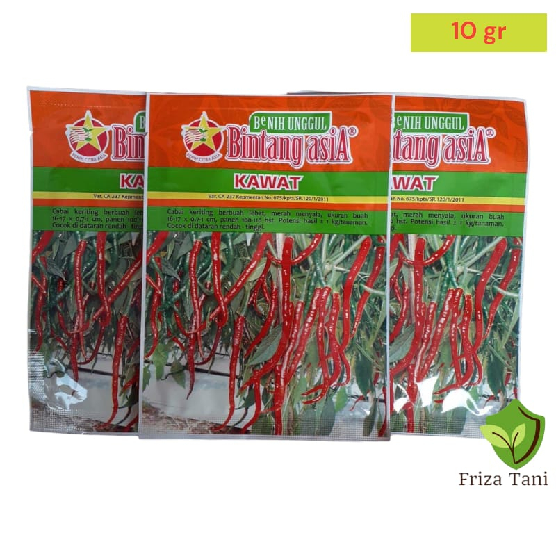

Kawat 10gr Benih Cabai Keriting Bintang Asia