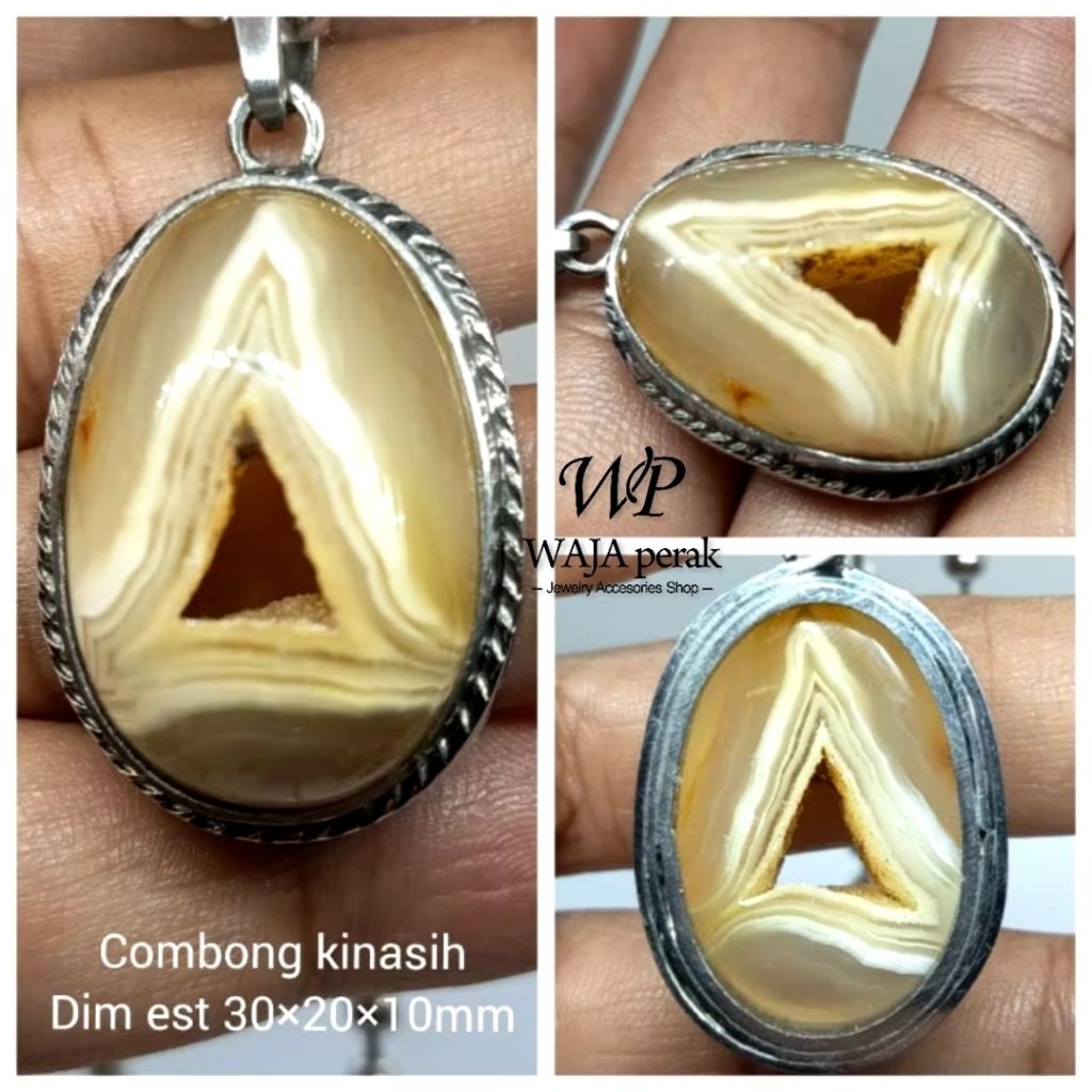 LIONTIN BATU COMBONG KINASIH JUNJUNG DRAJAT MOTIF SEGITIGA NATURAL ALAM