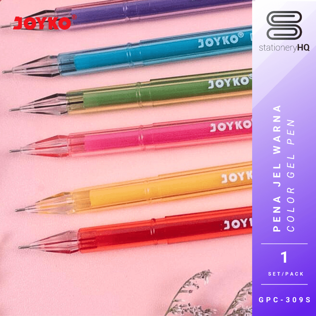 

Ay00! Pulpen / Color Gel Pen Joyko GPC-309S 8Warna
