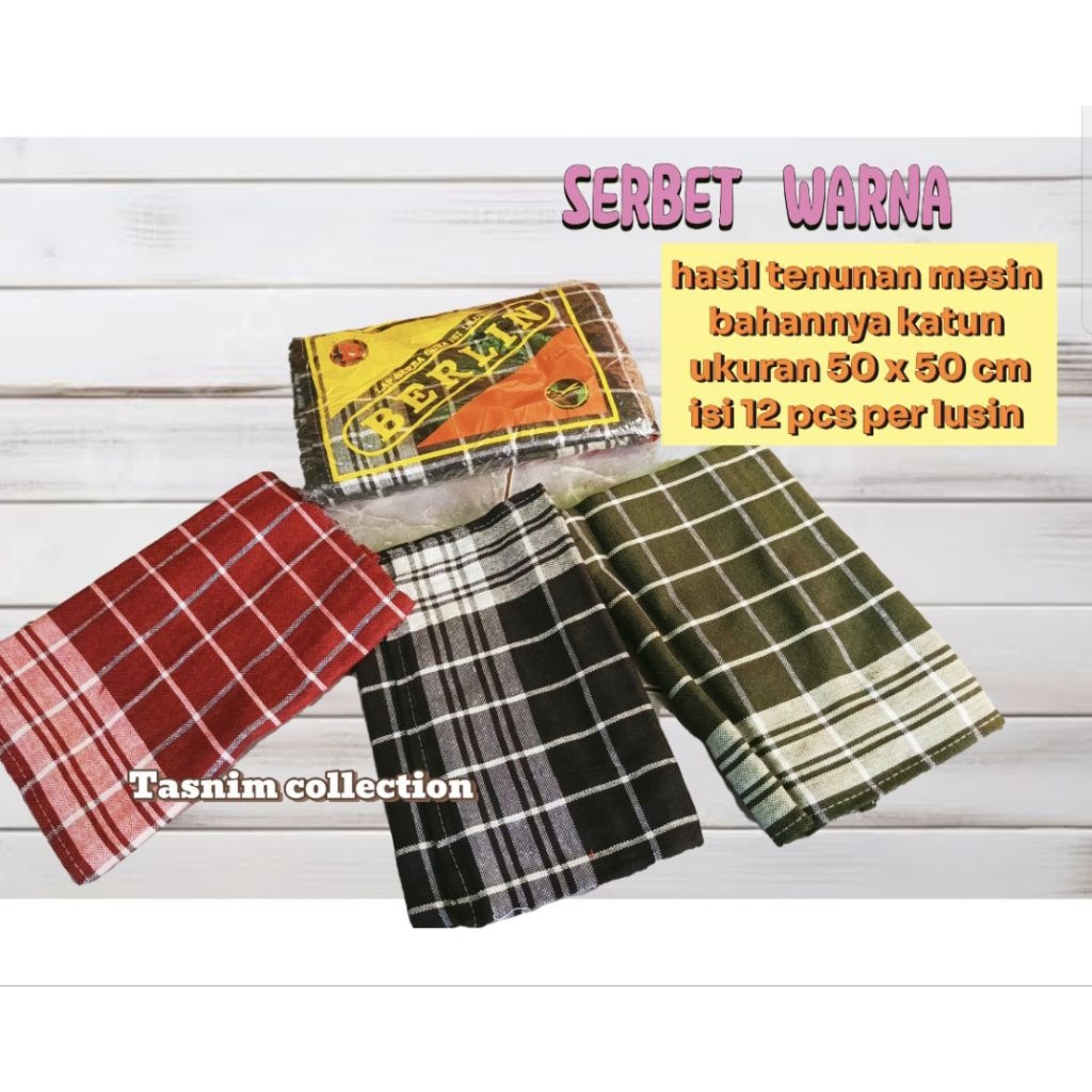 serbet warna 12 pcs (selusin)