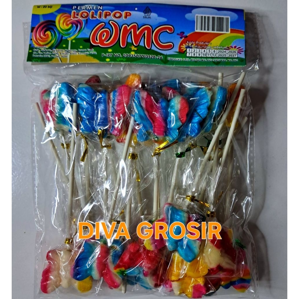 

PERMEN LOLIPOP KUPU ISI 20 PCS