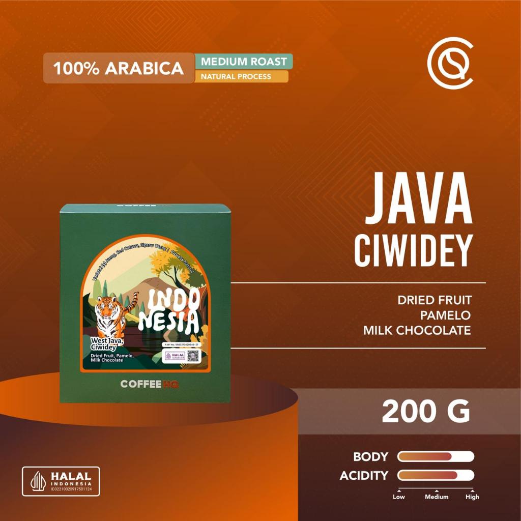 

Biji Kopi Arabika WEST JAVA Ciwidey Natural Arabica Coffee Beans