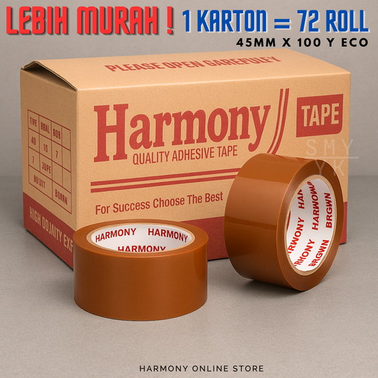 

Lakban Bening Coklat 100 Yard MPI 1 Karton Isi 72 Roll . Solasi 1 Box Karton Isi 72 PCS 100 Yard MPI