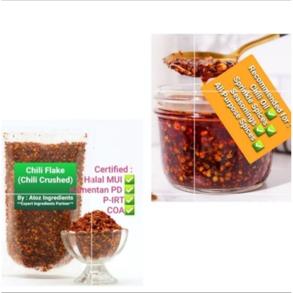 

Chili Flake 250gram / Serbuk Cabe 250gram