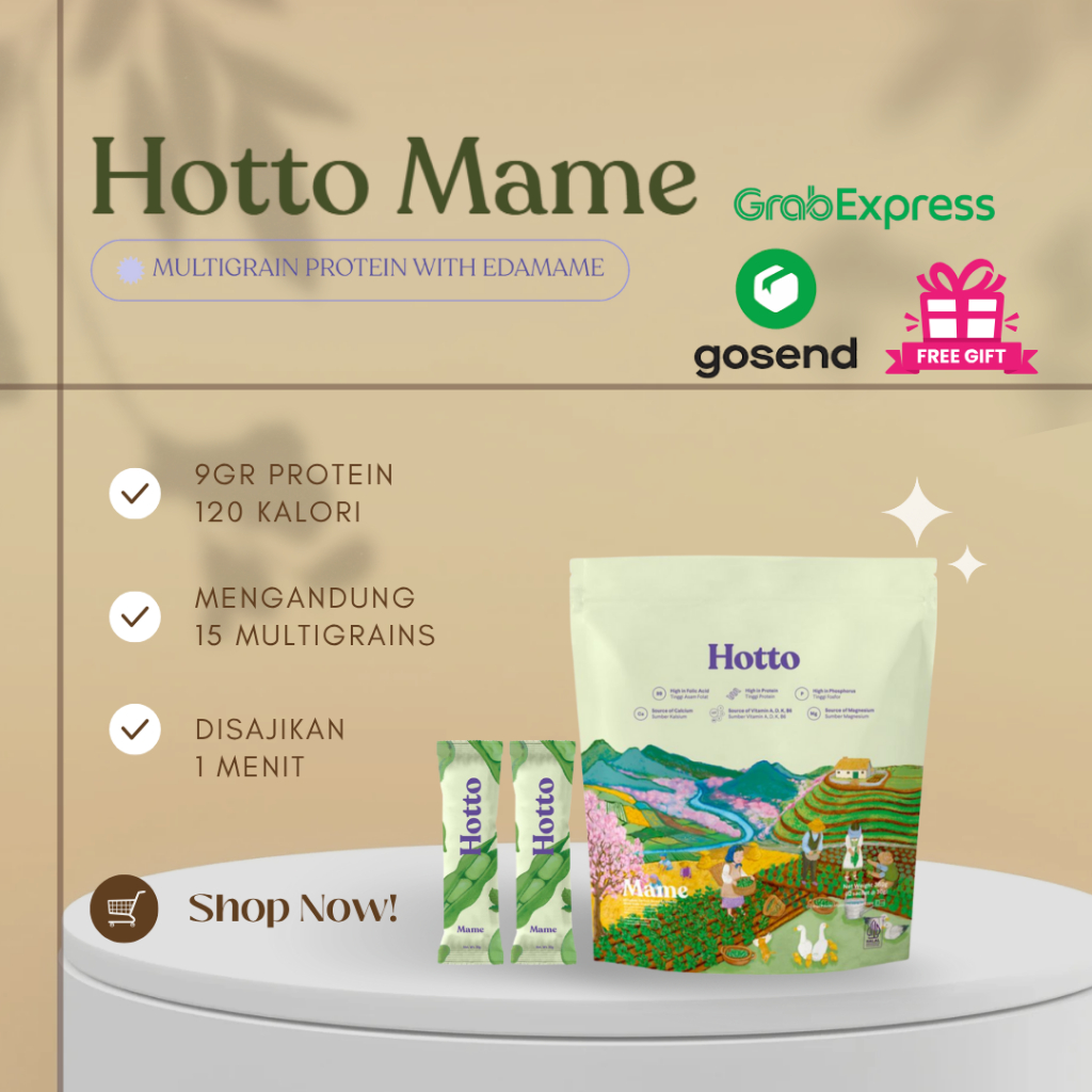 

READY STOK | Hotto Mame | Multigrain Protein Edamame | Terbaru Dari Hotto | BPOM
