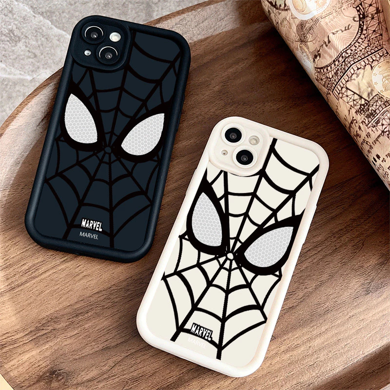 Casing lembut ponsel silikon pola Spider-Man untuk ponsel Infinix.