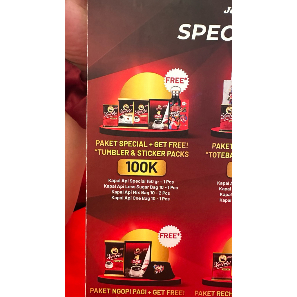 

PRJ KAPAL API TUMBLER