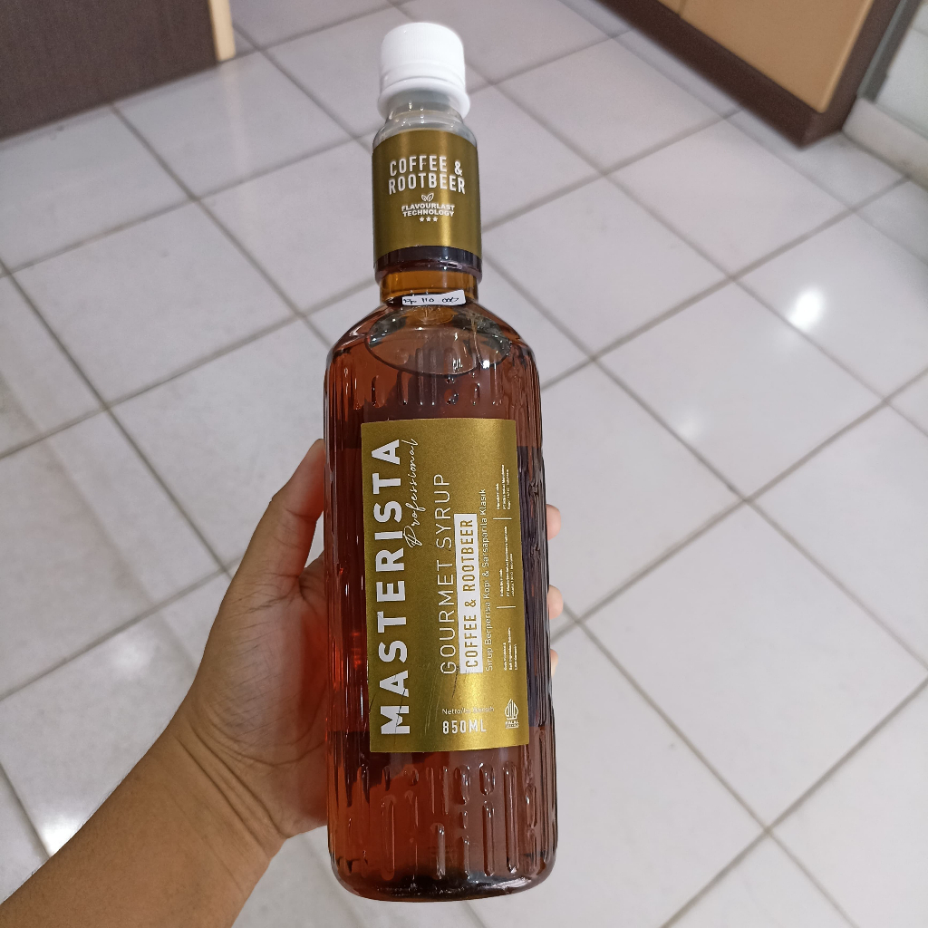 

MASTERISTA SYRUP COFFEE & ROOTBEER PREMIUM/SIRUP PREMIUM/RASA COFFE & ROOTBEER/BPOM/HALAL/850 ML