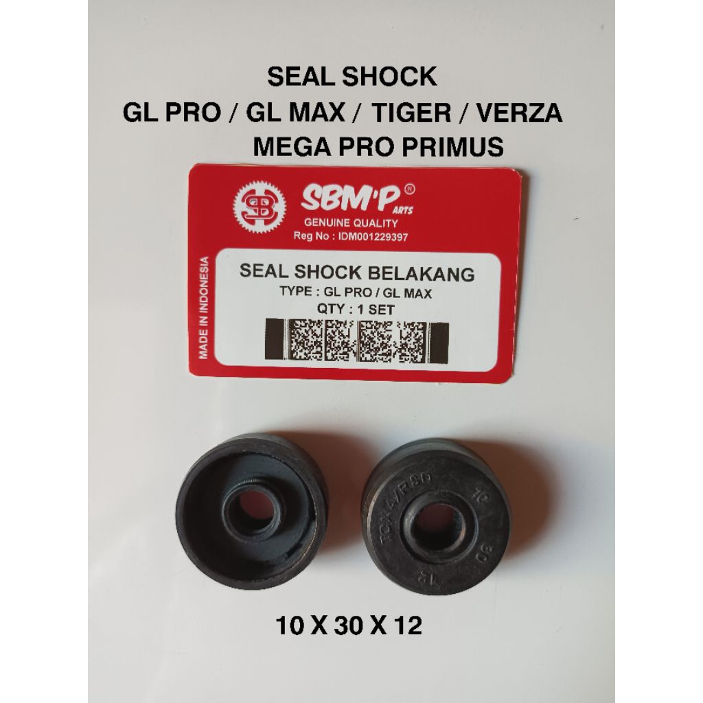 SEAL SHOCK BELAKANG SIL SOK 10X30X12 GL PRO GL MAX TIGER VERZA MEGA PRO PRIMUS