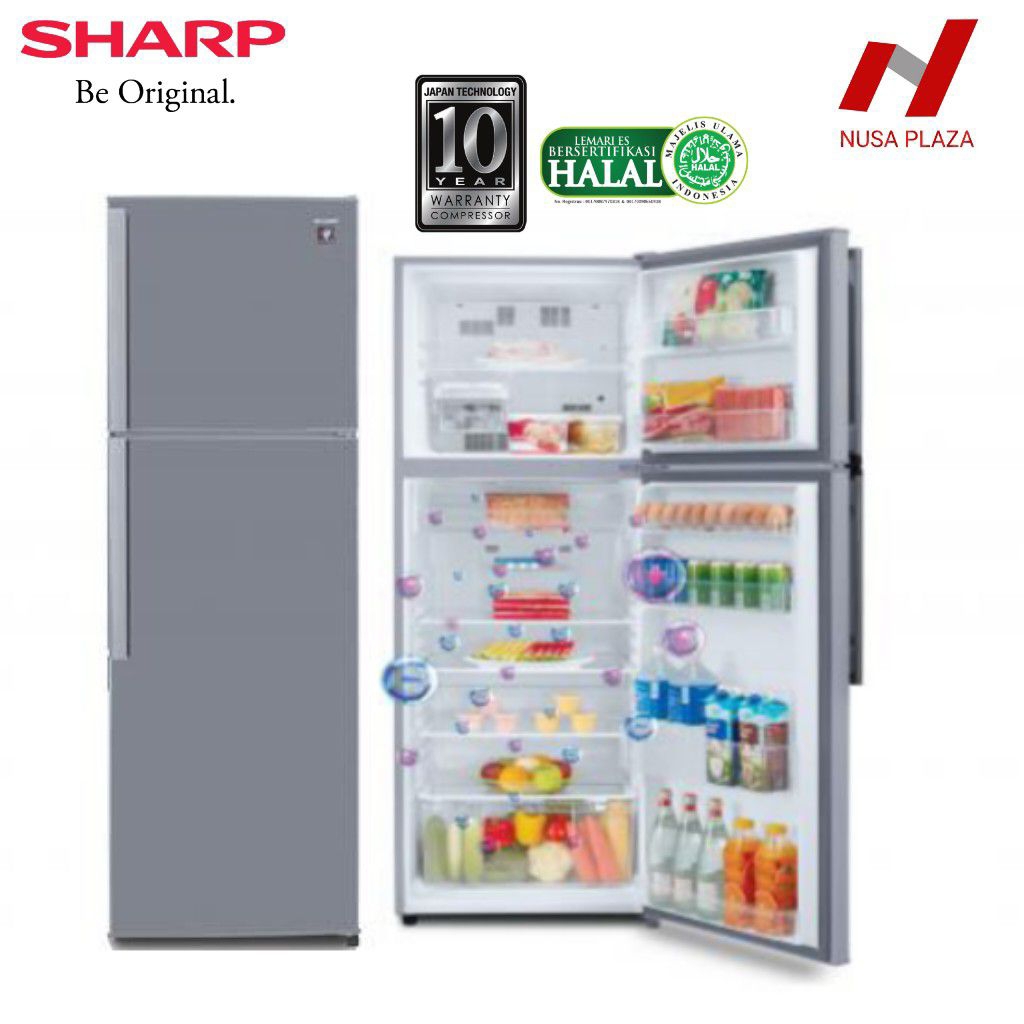 KULKAS 2 PINTU JUMBO / NO FROST / LOW WATT SHARP SJ-450GP